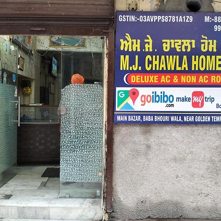 Mj Chawla Homestay Double Bed Attached Bathroom Room Amritsar Exterior foto